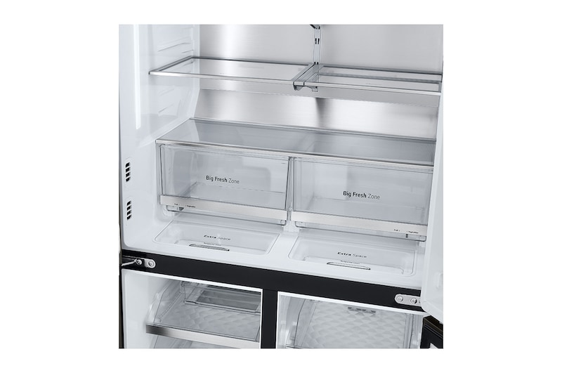 LG 642L French Door Fridge, with InstaView Door-In-Door®, in Black Stainless Finish, GF-V700BSLC