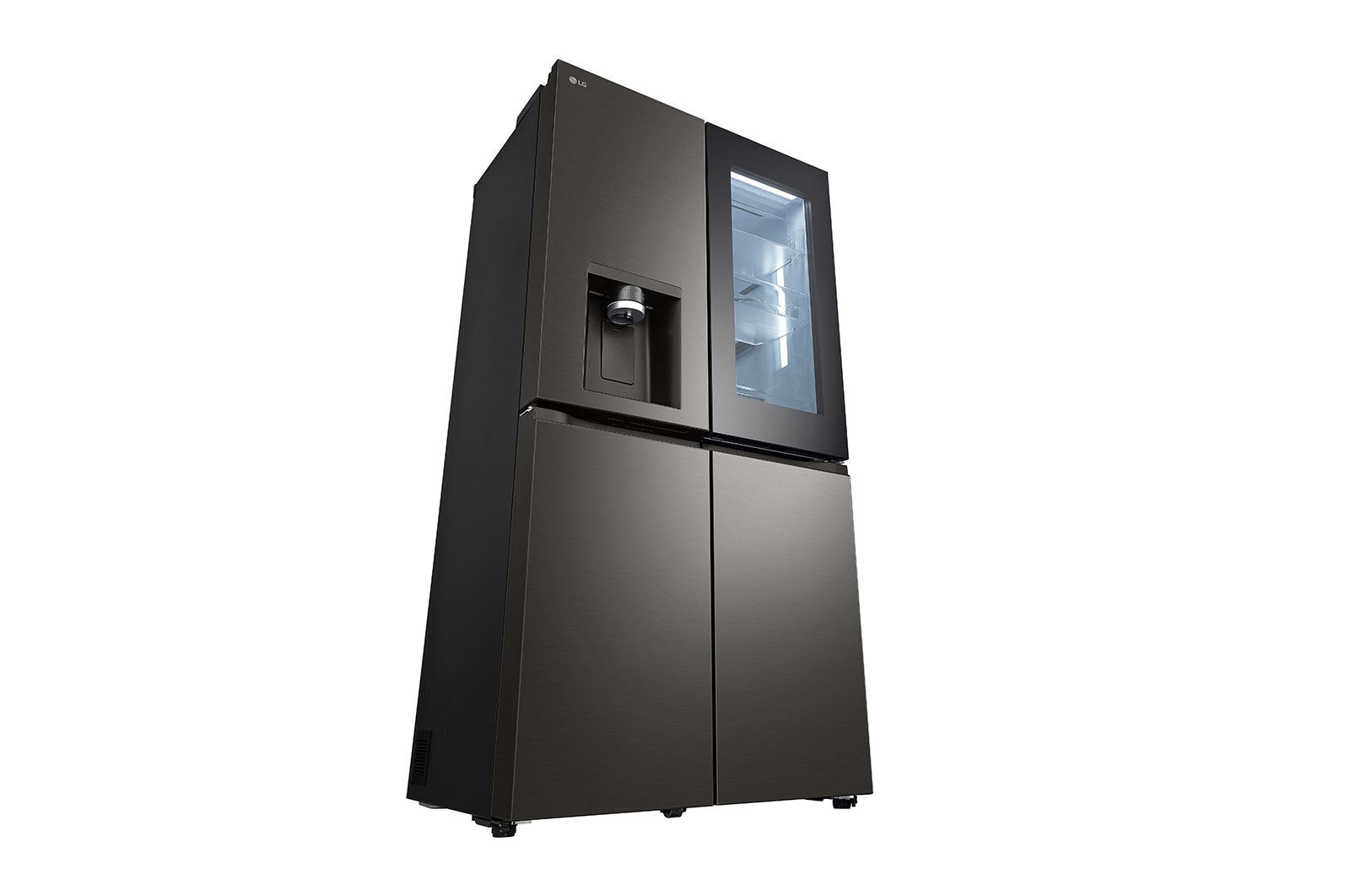 LG 642L French Door Fridge, with InstaView Door-In-Door®, in Black Stainless Finish, GF-V700BSLC
