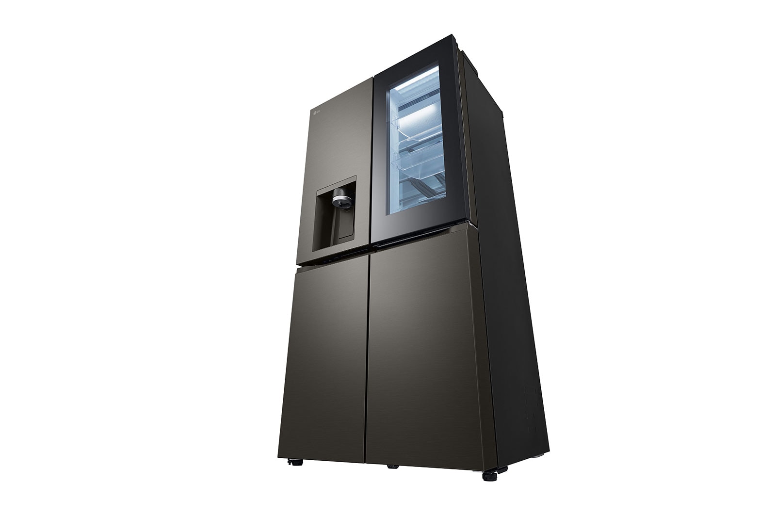 LG 642L French Door Fridge, with InstaView Door-In-Door®, in Black Stainless Finish, GF-V700BSLC