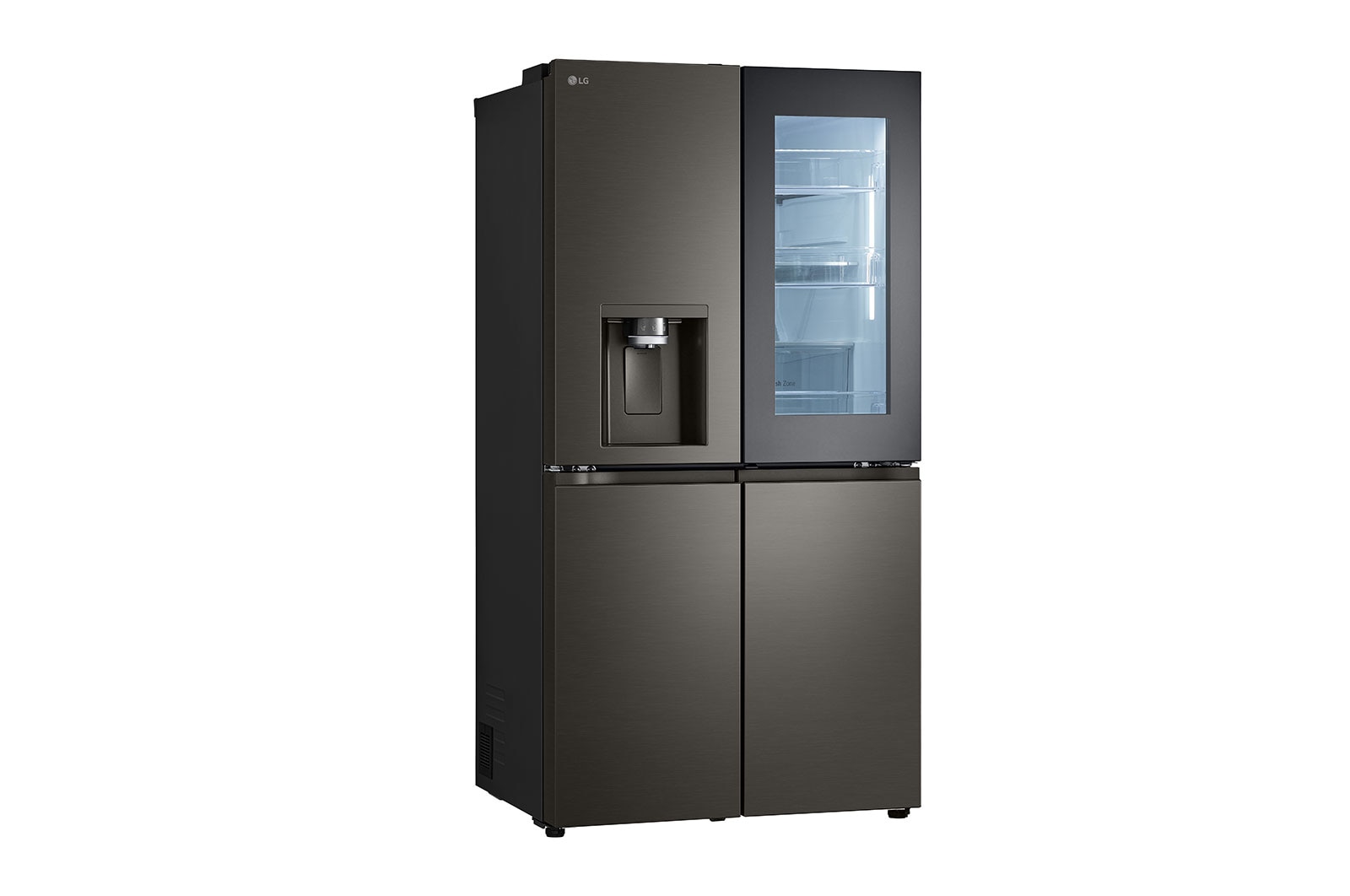 LG 642L French Door Fridge, with InstaView Door-In-Door®, in Black Stainless Finish, GF-V700BSLC