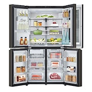 LG 642L French Door Fridge, with InstaView Door-In-Door®, in Black Stainless Finish, GF-V700BSLC