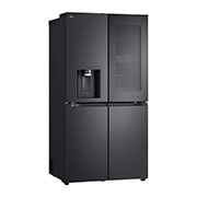 LG 642L French Door Fridge, with InstaView Door-In-Door®, in Matte Black Finish, GF-V700MBLC