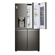 LG 637L French Door Fridge, with InstaView Door-In-Door®, in Black Stainless Finish, GF-V706BSL