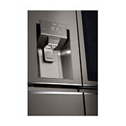 LG 637L French Door Fridge, with InstaView Door-In-Door®, in Black Stainless Finish, GF-V706BSL
