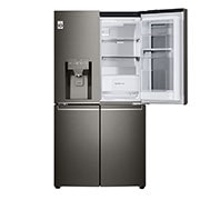 LG 637L French Door Fridge in Black Stainless Finish, GF-V706BSLC