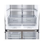 LG 637L French Door Fridge in Black Stainless Finish, GF-V706BSLC
