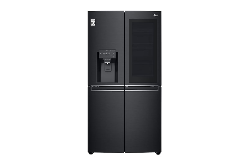 LG 637L French Door Fridge, with InstaView Door-In-Door®, in Matte Black finish, GF-V706MBL