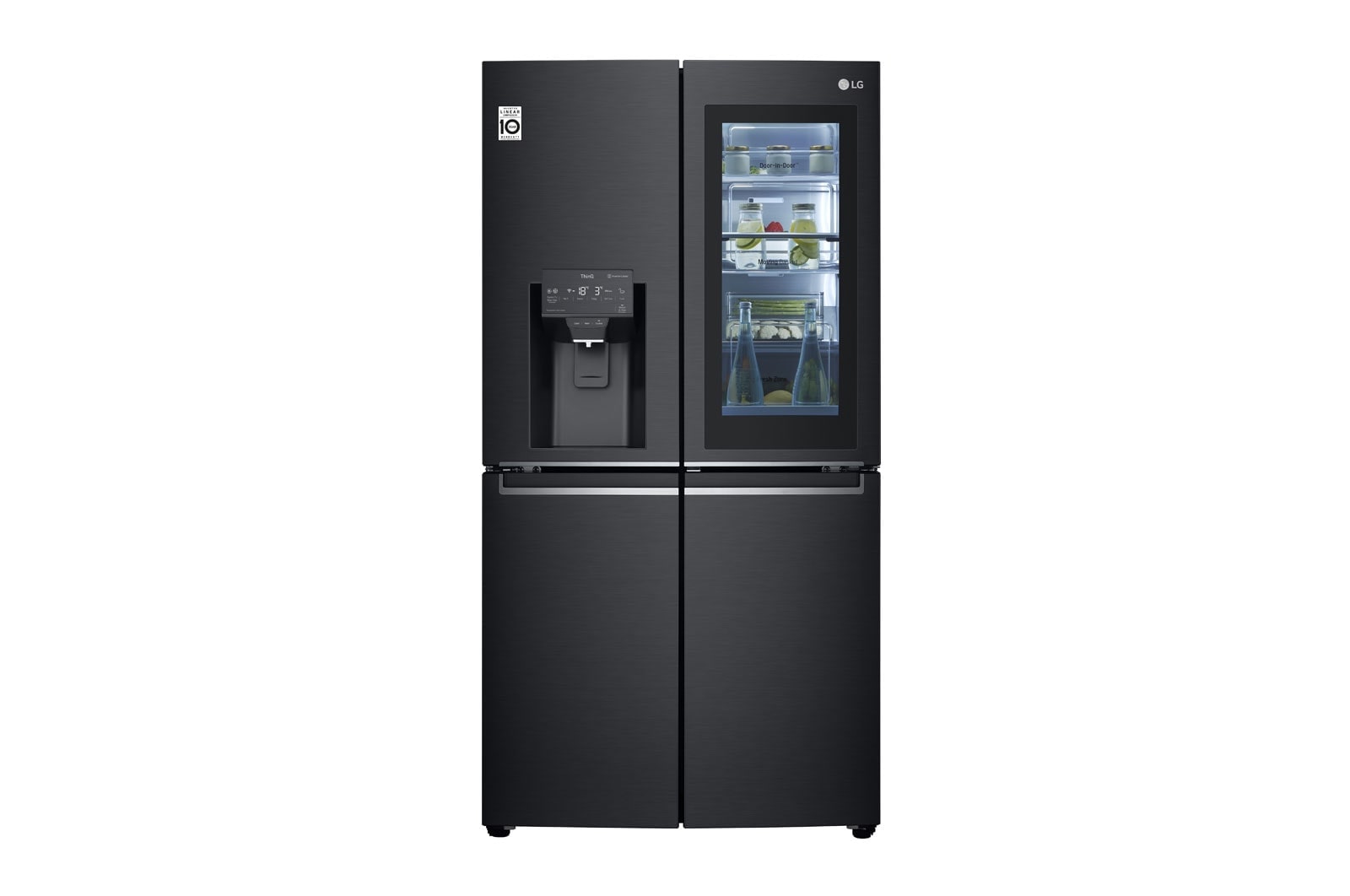 Lg 706l french door fridge matte black discount