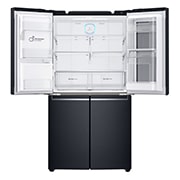 LG 708L French Door Fridge, with InstaView Door-in-Door®, in Matte Black Stainless Steel, GF-V708MBSL
