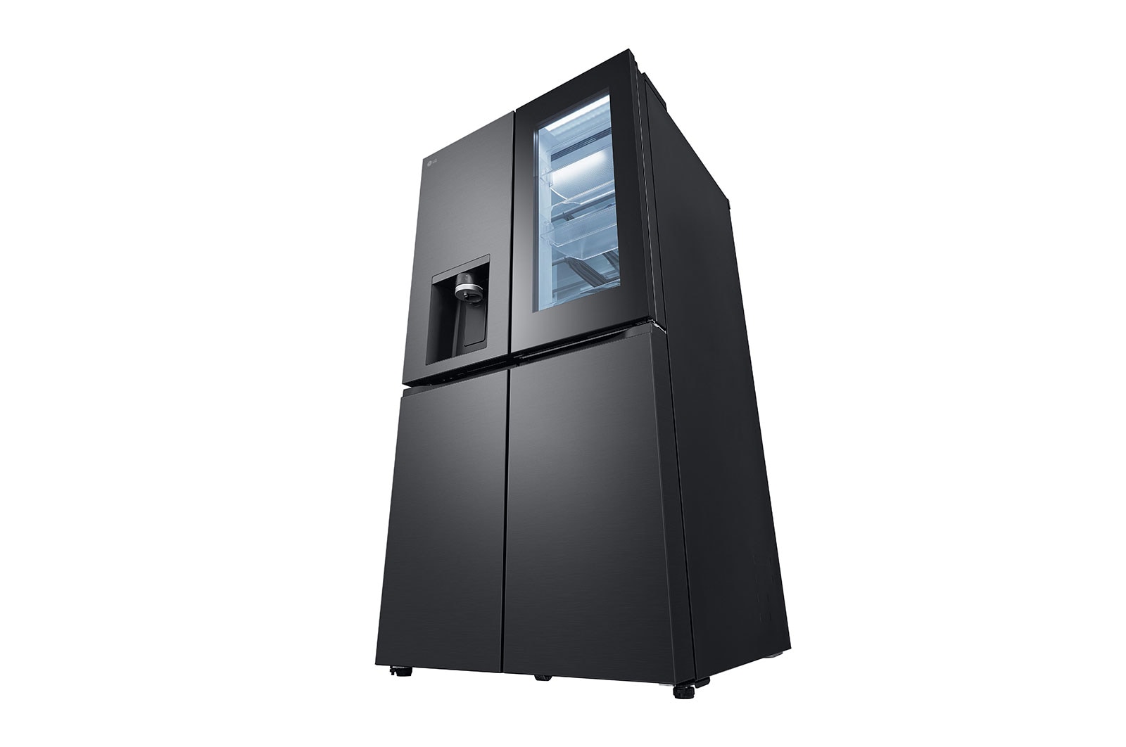 LG 847L French Door Fridge in Matte Black Finish, GF-V900MBLC