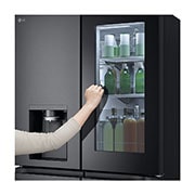LG 847L French Door Fridge in Matte Black Finish, GF-V900MBLC