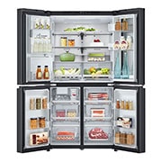 LG 847L French Door Fridge in Matte Black Finish, GF-V900MBLC