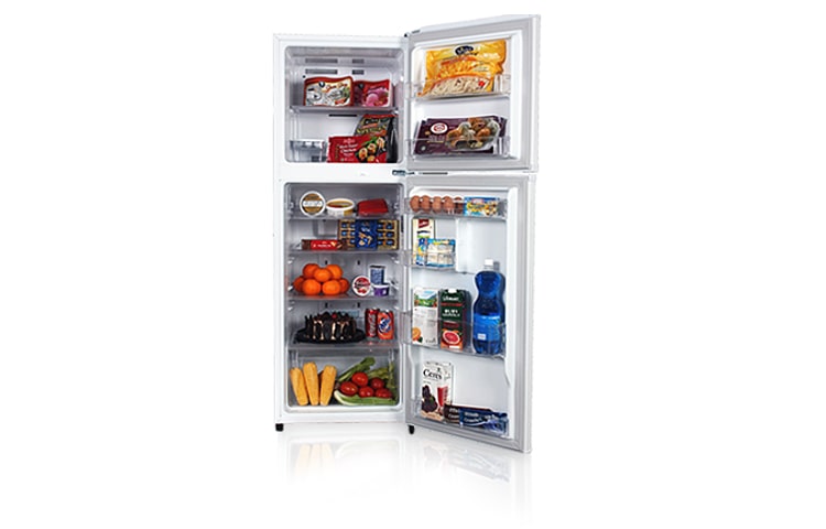 LG 234L White Top Mount Fridge with Moist Balance Crisper, GN-234VW