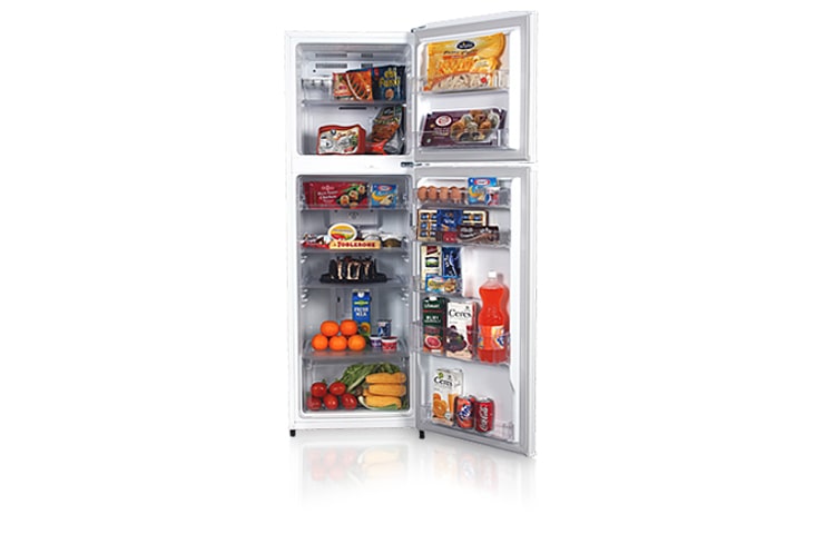 LG 253L White Top Mount Fridge with Moist Balance Crisper, GN-253VW