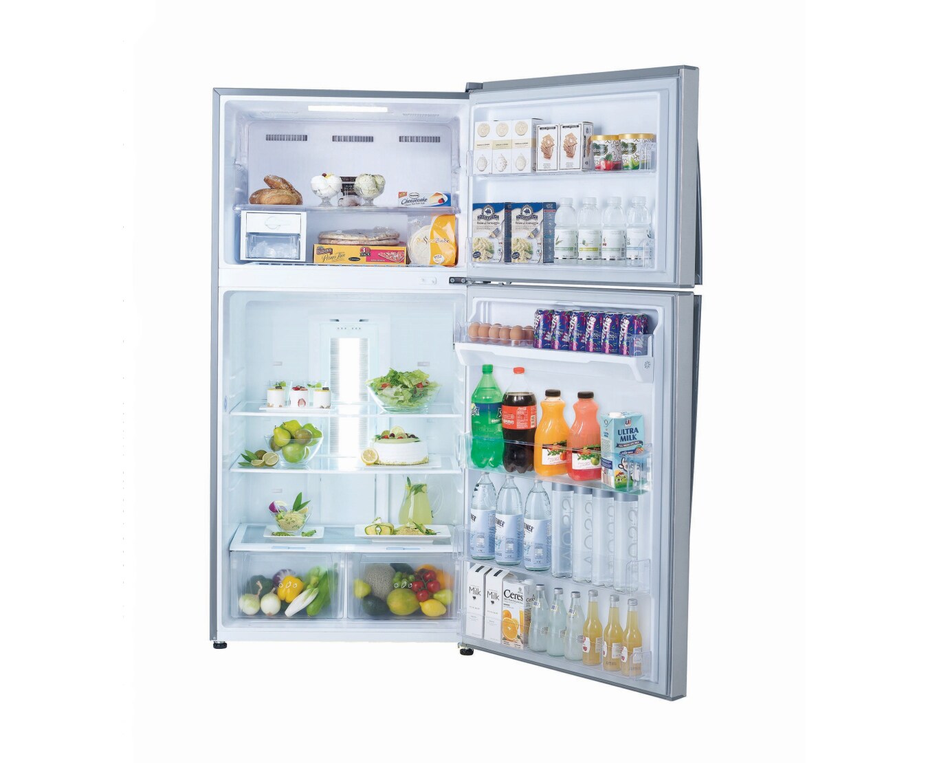 LG 407L Top Mount Refrigerator with Inverter Compressor, GN-407GSL