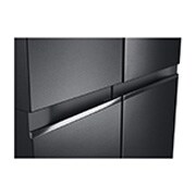 LG 655L Side by Side Fridge - Matte Black Finish, GS-B655MBL