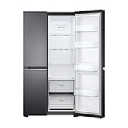 LG 655L Side by Side Fridge - Matte Black Finish, GS-B655MBL