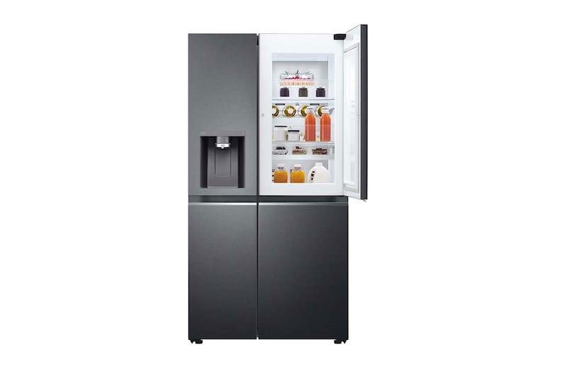 LG 635L Side by Side Fridge with Craft Ice™, GS-D635MBLC