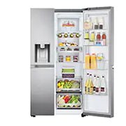 LG 635L Side by Side Fridge in Stainless Finish, GS-D635PLC