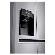 LG 625L Side by Side Fridge with Plumbed Ice & Water Dispenser, GS-L668PL