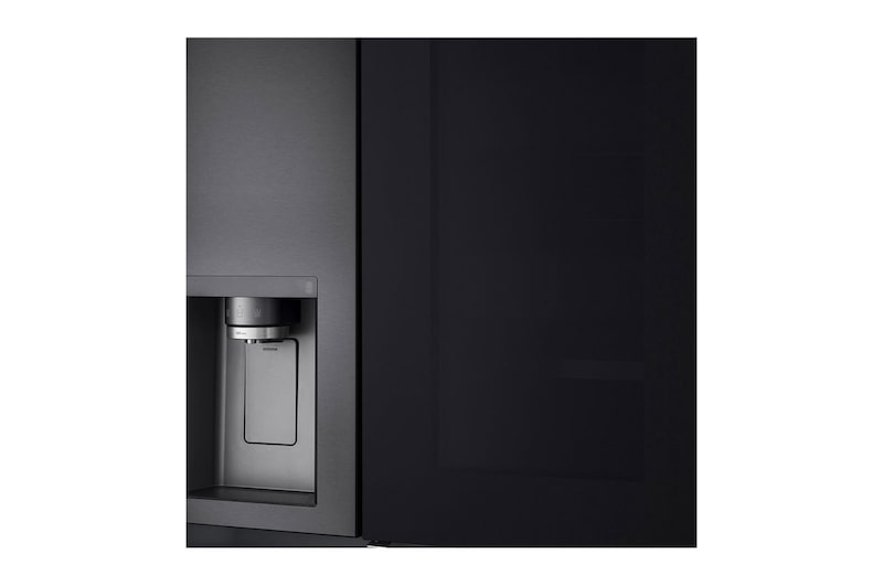 LG 635L Side by Side Fridge with InstaView®, GS-V635MBLC