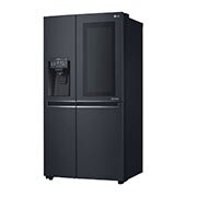 LG 625L Side by Side Fridge with InstaView Door-In-Door® in Matte Black Finish, GS-V665MBL