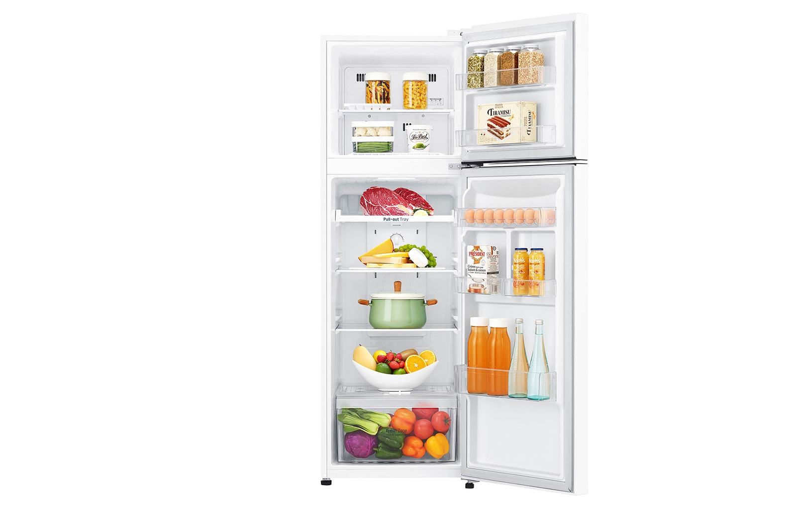LG 254L Top Mount Fridge with 3 Star Energy Rating, GT-279BWL