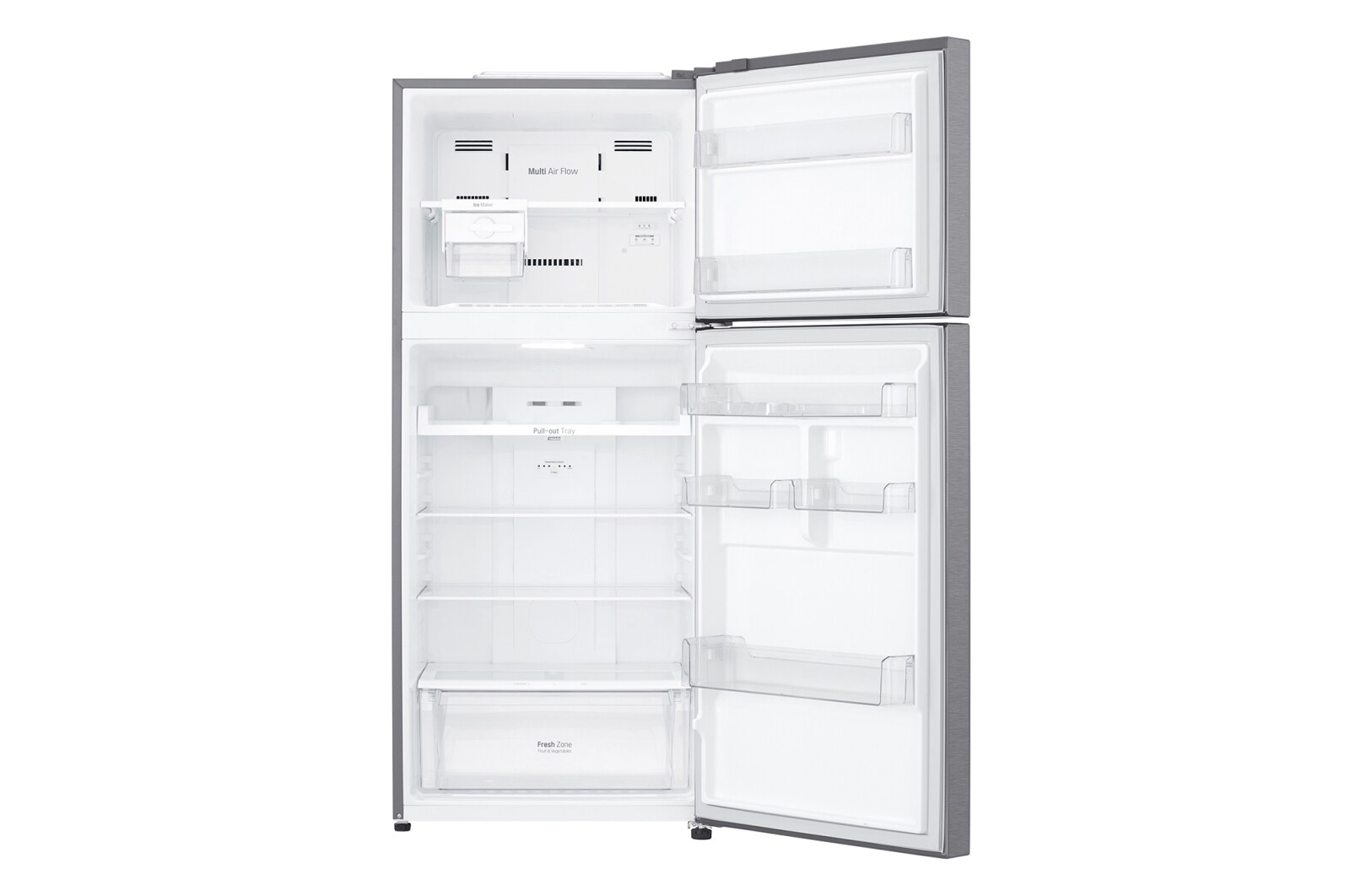 LG 427L Top Mount Fridge in Dark Graphite Finish, GT-427HPLE