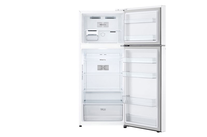 LG 375L Top Mount Fridge in White Finish, GT-5W