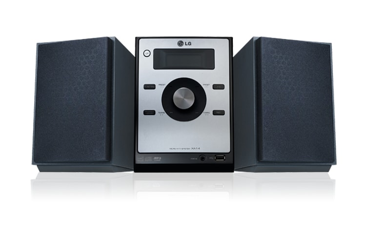 Front view of CD Micro System with USB Recording XA14