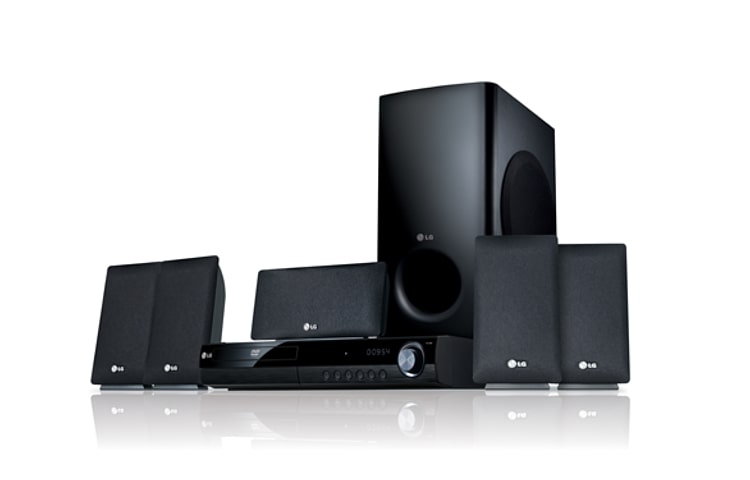 Front view of DVD HTS with 850W total power output HT805SH