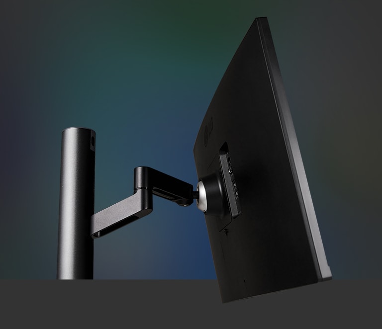 A monitor and stand in one