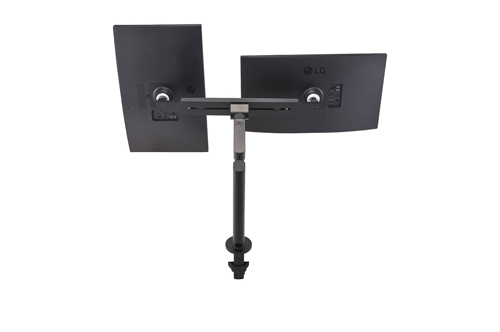 LG 27-inch QHD Monitor Ergo Dual with Daisy Chain, 27QP88D-BS