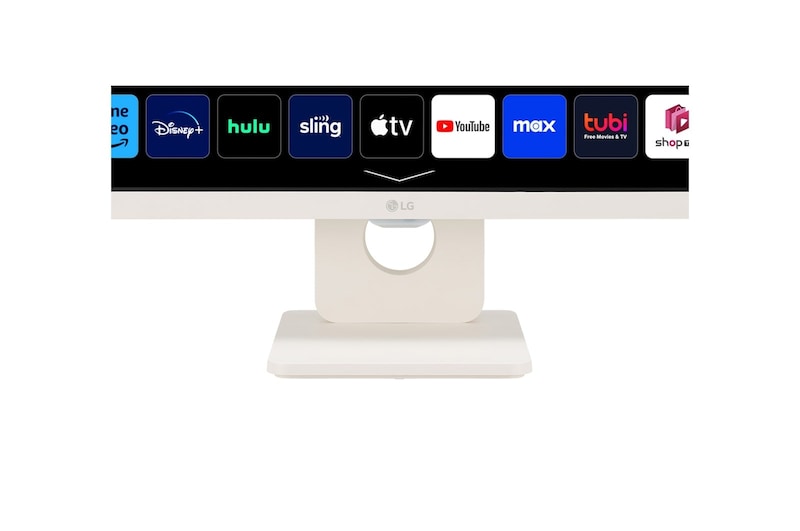 LG 27" Full HD IPS Smart Monitor with webOS, 27SR50F-W