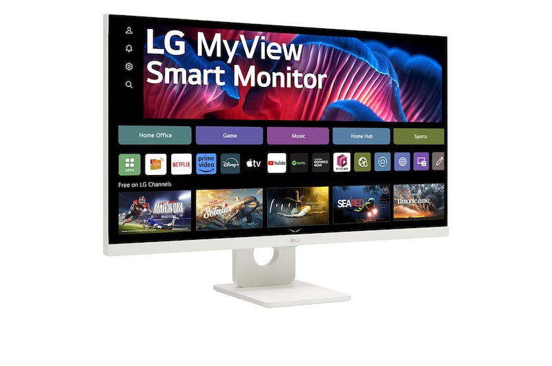 LG MyView Smart 27” 4K UHD IPS with webOS, 27SR73U-W