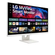 LG MyView Smart 27” 4K UHD IPS with webOS, 27SR73U-W