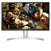 Front view of 27” UHD 4K IPS Monitor with HDR10 27UL550-W