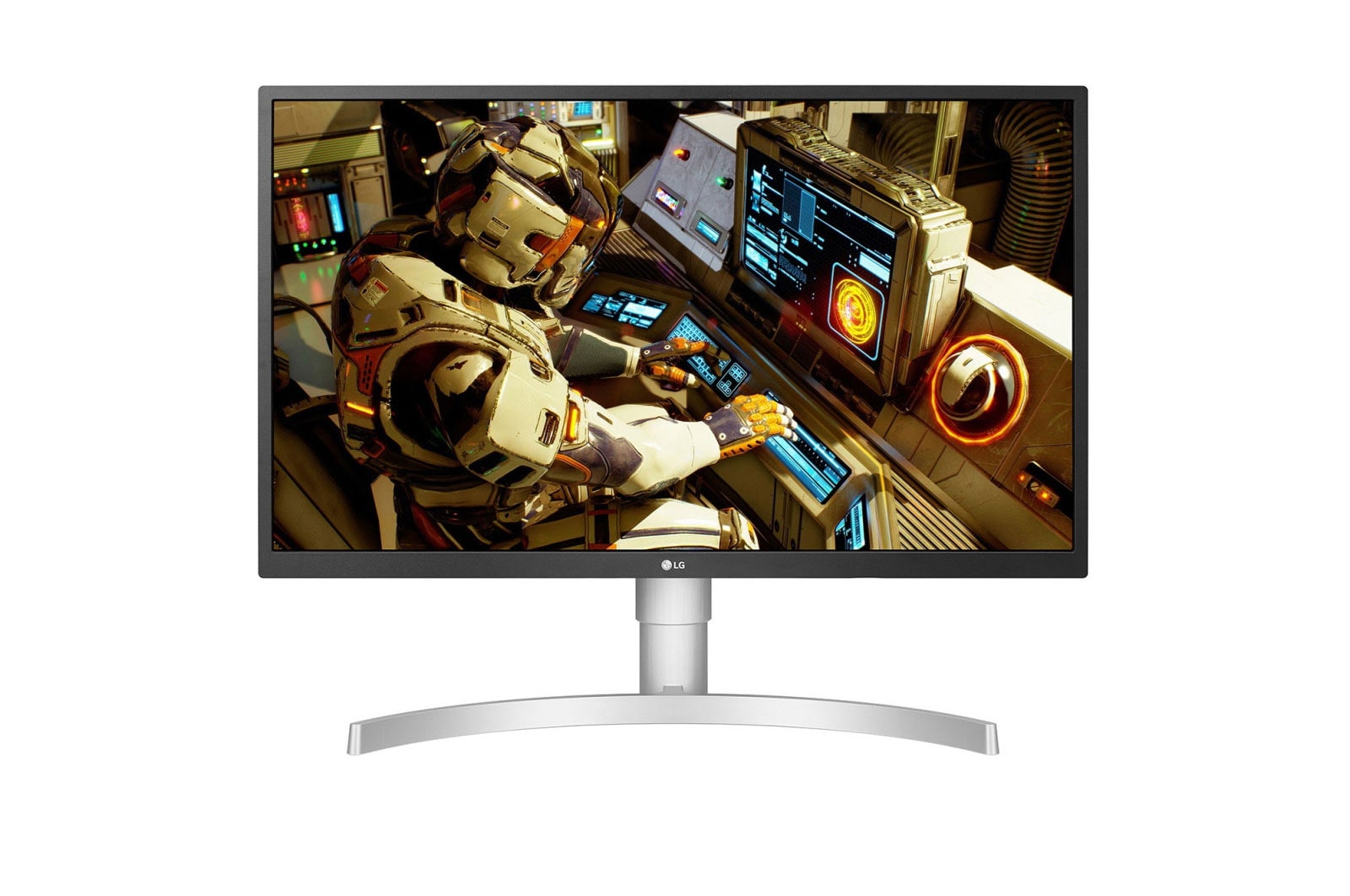 Front view of 27” UHD 4K IPS Monitor with HDR10 27UL550-W
