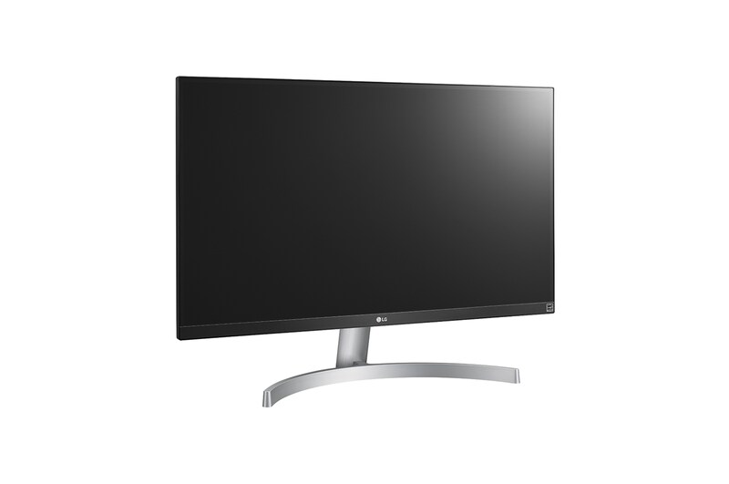 LG 27” UHD 4K IPS Monitor with HDR, 27UL600-W