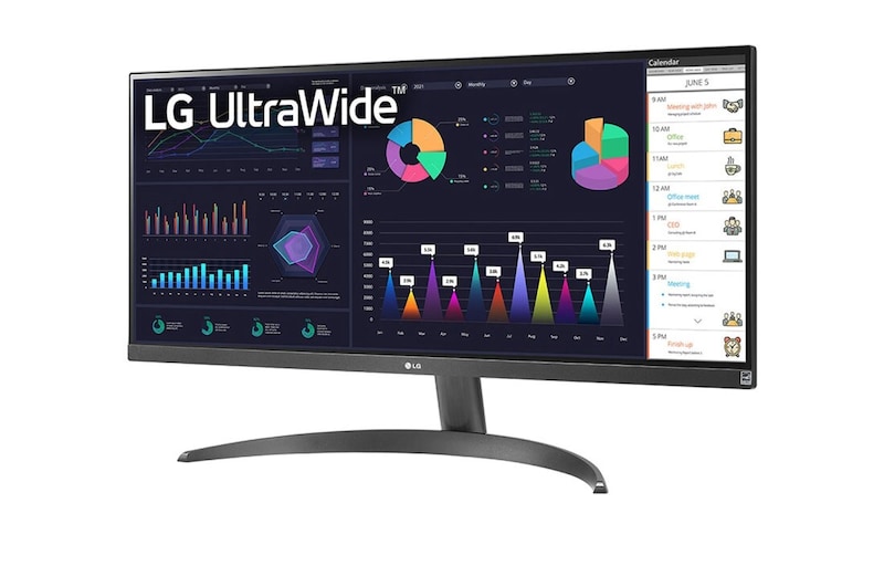 LG 29” UltraWide™ Full HD IPS Monitor with AMD FreeSync™, 29WQ500-B