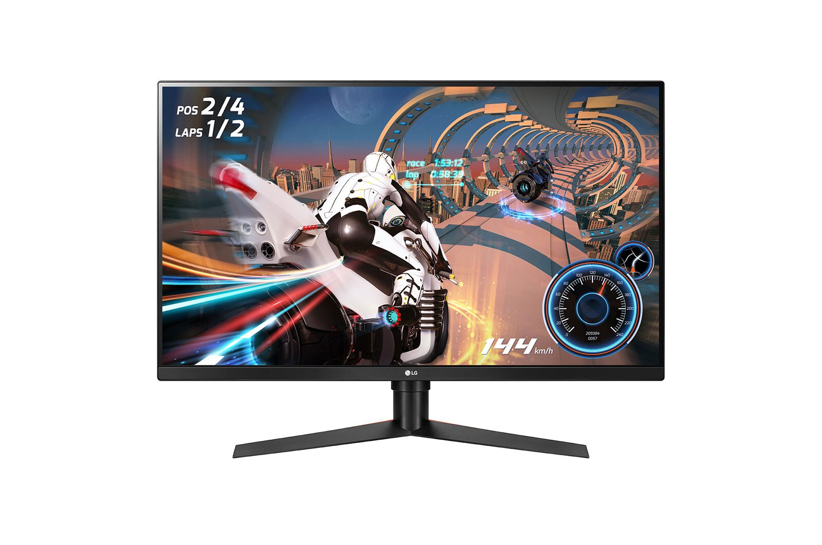 Front view of 32” Class QHD Gaming Monitor 32GK650F-B