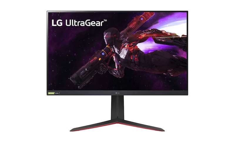 LG UltraGear 32 Inch Gaming Monitor, QHD IPS 1ms Monitor, 165Hz Refresh Rate, NVIDIA® G-SYNC® Compatibility, 32GP750-B