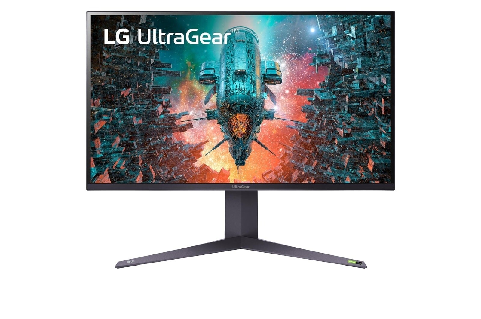 Front view of 32” UltraGear™ UHD 4K Gaming Monitor with VESA DisplayHDR™ 1000 32GQ950-B