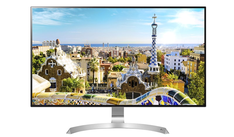 LG 31.5" UHD 4K 4- Side Virtually Borderless HDR Monitor, 32UD99-W