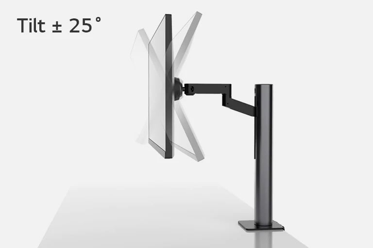 Tilt ± 25˚