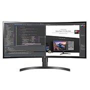 LG 34" Curved UltraWide™ QHD (3440 x 1440) IPS Monitor, 34WN80C-B