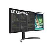 LG 35'' UltraWide QHD HDR VA Curved Monitor, 35WN75C-B