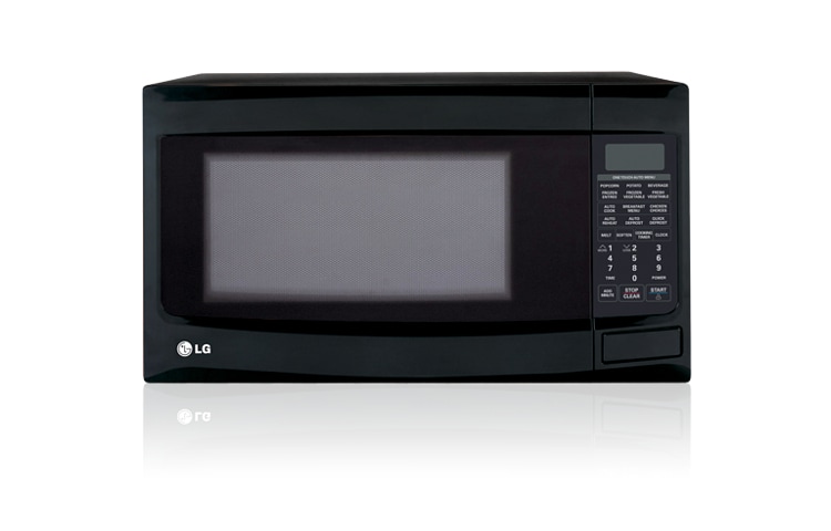 Front view of 34L Black Round Cavity Microwave Oven MS3446VRB