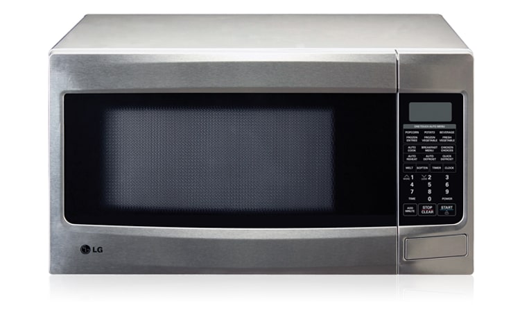 Front view of 38L Stainless Steel Round Cavity Microwave Oven MS3846VRL