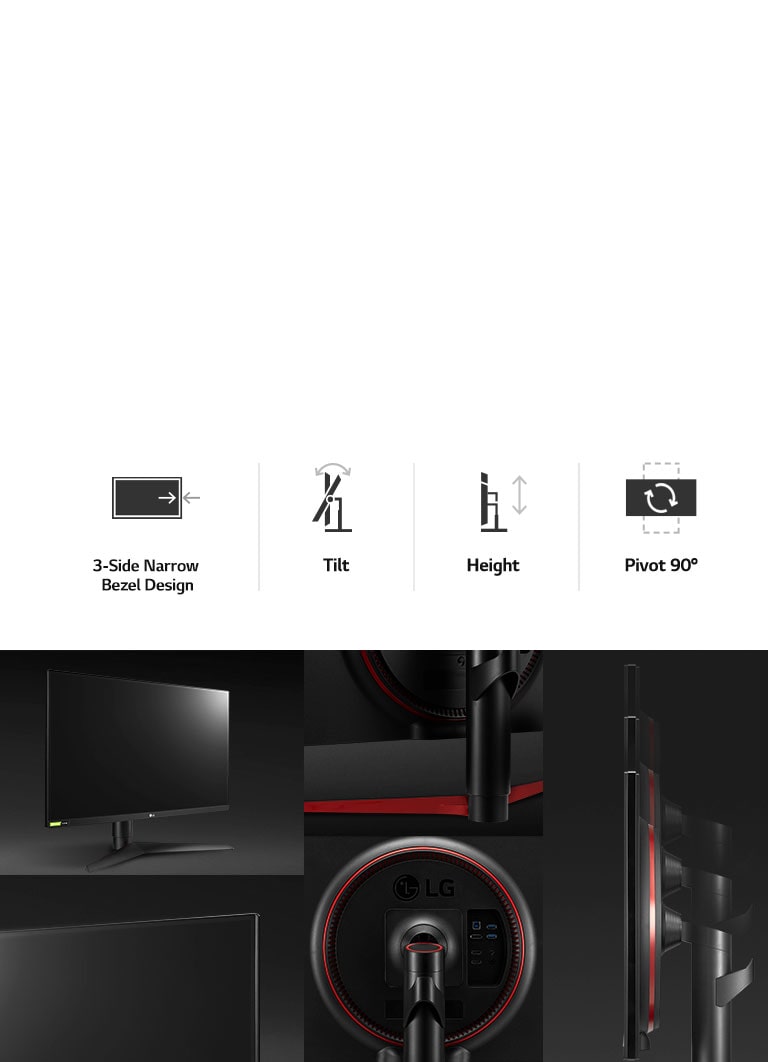 LG-27GN750-B-Ergonomic Design